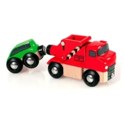 Abschleppwagen mit Auto 33528^Brio New