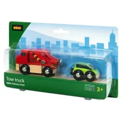 Abschleppwagen mit Auto 33528^Brio New