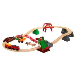 Großes Bahn Bauernhof-Set 63398400^Brio New
