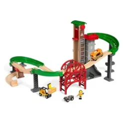 Großes Lagerhaus-Set mit Aufzug 33887^Brio New