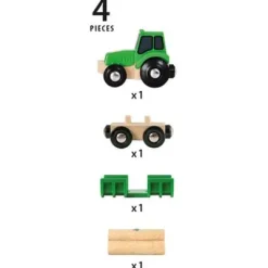 Traktor mit Holz-Anhänger 33799^Brio Sale