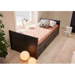 by Lifetime Basisbett 90x200cm inkl. Rollrost Black Edition Sale^COOL KIDS Online