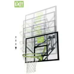 EXIT Galaxy Basketballkorb zur Wandmontage - grün/schwarz^EXIT Toys Outlet