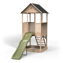 EXIT Holzspielhaus Panorama 500 mit Rutsche und Sandkasten^EXIT Toys Sale