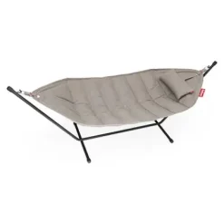 ® Headdemock Hängematte superb grey taupe (schwarzes Rack) 104954^Fatboy Best
