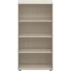 Classic Bücherregal mit 3 Regalböden weiß lasiert^FLEXA Online