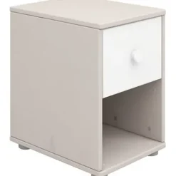Classic Kommode mit 1 Schublade grau/Lack weiß/weiß^FLEXA Clearance