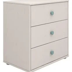 Classic Kommode mit 3 Schubladen grau/blau^FLEXA Hot