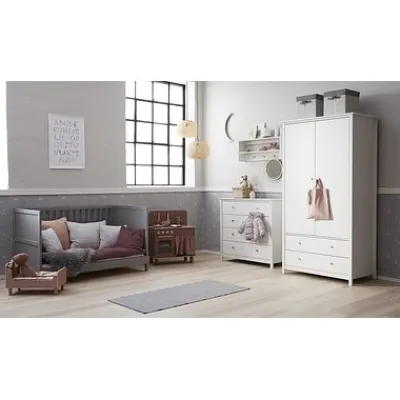 Luna Babybett 140x70cm mit glatter Füllung^FLEXA Best