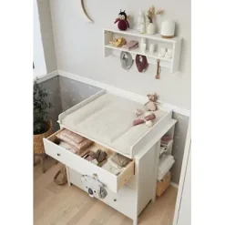 Luna Wickelkommode mit 4 Schubladen inkl. Wickelaufsatz^FLEXA Sale