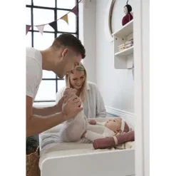 Luna Wickelkommode mit 4 Schubladen inkl. Wickelaufsatz^FLEXA Sale