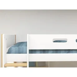 Nor Hochbett mit senkrechter Leiter /eiche^FLEXA Discount