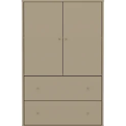 Saga Schrank mit 2 Türen und 2 Schubladen^FLEXA New