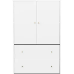 Saga Schrank mit 2 Türen und 2 Schubladen^FLEXA