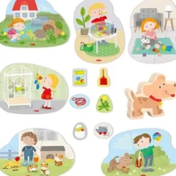 6 erste Puzzles Haustiere 1307180001^Haba Online