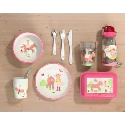 VP Glitzerbecher Prinzessin & Pferd 1 2012447004^Haba New