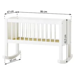 Babywiege/Sitzbank 40x80cm^Hoppekids Best