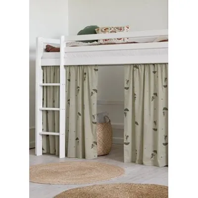 ECO Dream Mittelhochbett 90x200cm mit gerader Leiter^Hoppekids Sale