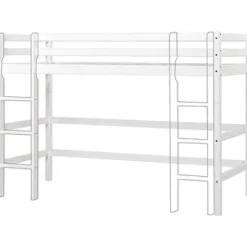 ECO Dream Mittelhochbett 90x200cm mit gerader Leiter^Hoppekids Sale