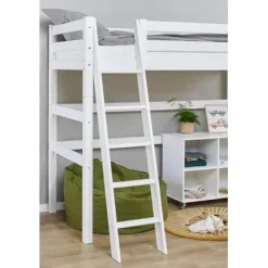 ECO Luxury Hochbett 90x200cm mit Lattenrost und Schrägleiter^Hoppekids Clearance