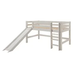 Infanskids Halbhohes Bett teilbar inkl. Leiter und Rutsche 90 x 200 cm 303-30^Infantil Outlet