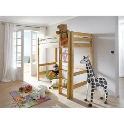 Infanskids Hochbett mit Leiter 90 x 200 cm 501-10^Infantil Hot