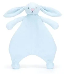 Schmusetuch Bashful Hase Blue 27cm^Jellycat New