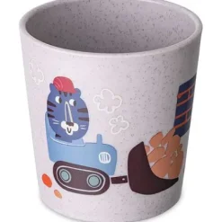 Becher 190ml CONNECT CUP S TRUCKS organic grey trucks^Koziol Online