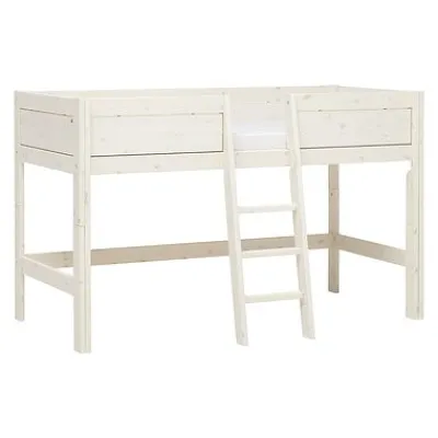 Lifetime halbhohes Bett mittige Leiter mit Deluxe Lattenrost Sale^Lifetime Kidsrooms Clearance