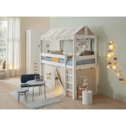 Lifetime Hochbett Breeze 152cm mit Deluxe Lattenrost lackiert^Lifetime Kidsrooms Discount