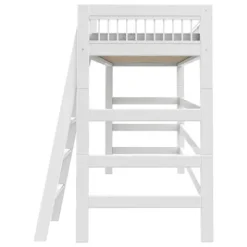 Lifetime Hochbett Breeze mit Deluxe Lattenrost lackiert schräge Leiter^Lifetime Kidsrooms Hot