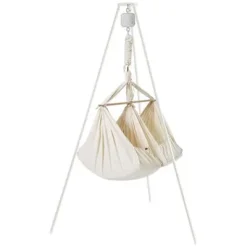 Set Federwiege Zwillinge Basic mit Ständer Basic & Motor LeeLo02 natur^Membantu® Outlet