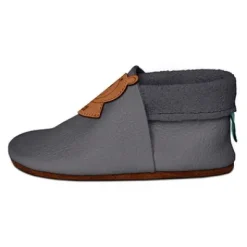 babyschuhe bär & name mausgrau 16 L^nens company Best