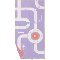 Spieltuch M (140 x 70cm) Road Lavender^Quut Outlet