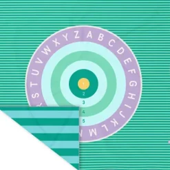 Spieltuch XXL (180 x 180cm) Alphabet/ Bullseye^Quut Best