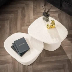 Couchtisch Stone organic 2er Set Marmor^Rubjerg Design
