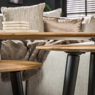 Couchtisch Organisch 3er Set Akazie massiv^Rubjerg Design Best