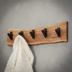 Garderobe Edge 5 Haken Akazie massiv^Rubjerg Design Best