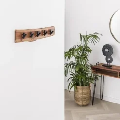 Garderobe Edge 5 Haken Akazie massiv^Rubjerg Design Best