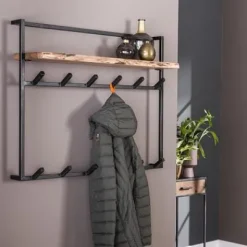 Garderobe Air Solid 12 Haken und Hutablage Akazie massiv^Rubjerg Design Clearance