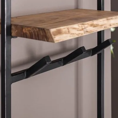 Garderobe Air Solid Hoch 6 Haken mit Hutablage Akazie massiv^Rubjerg Design Outlet
