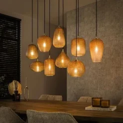 Hängelampe Dot 9 Leuchten Glas Bernstein^Rubjerg Design Sale