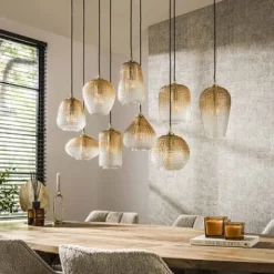 Hängelampe Dot 9 Leuchten Glas Bernstein^Rubjerg Design Sale