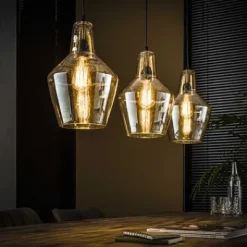 Hängeleuchte 3 Leuchten Glas^Rubjerg Design Clearance