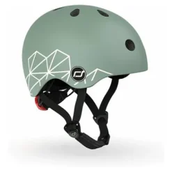 Helm XXS-S Graphics green lines  ^Scoot & Ride Clearance