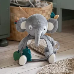 Aktivitätsspielzeug Finley der Elefant grau^Sebra New