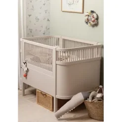 Baby- & Juniorbett Birch Bark Rose FSC™^Sebra New