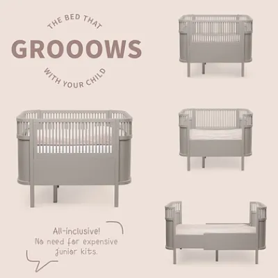 Baby- & Juniorbett Jetty beige FSC™^Sebra Sale