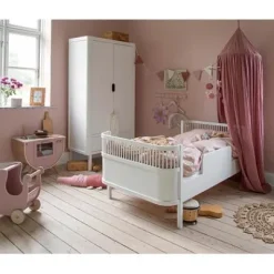 Bett Junior & Grow classic weiß^Sebra Hot