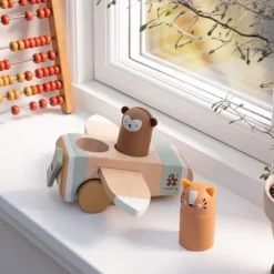 Flugzeug Holz Wildlife^Sebra New